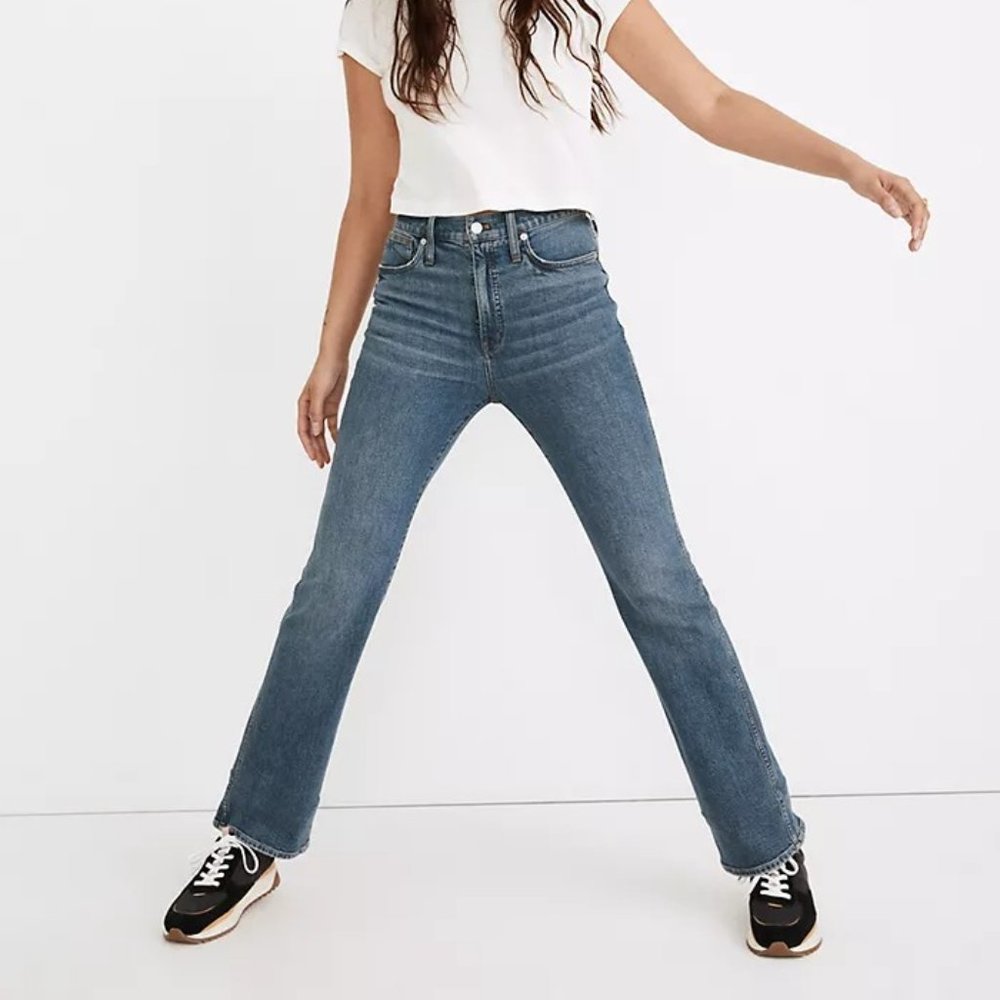 NWT Madewell '90s High-Rise Bootcut Jeans in Edgewood Wash 23